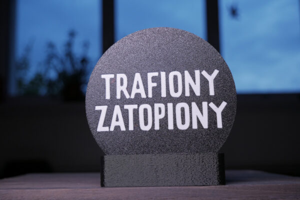 Trafiony zatopiony - podkładka pod kubek