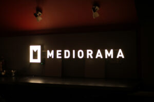 Logo, napis świecący LED