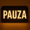 Mini-lampka z napisem PAUZA