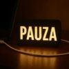 Mini-lampka z napisem PAUZA