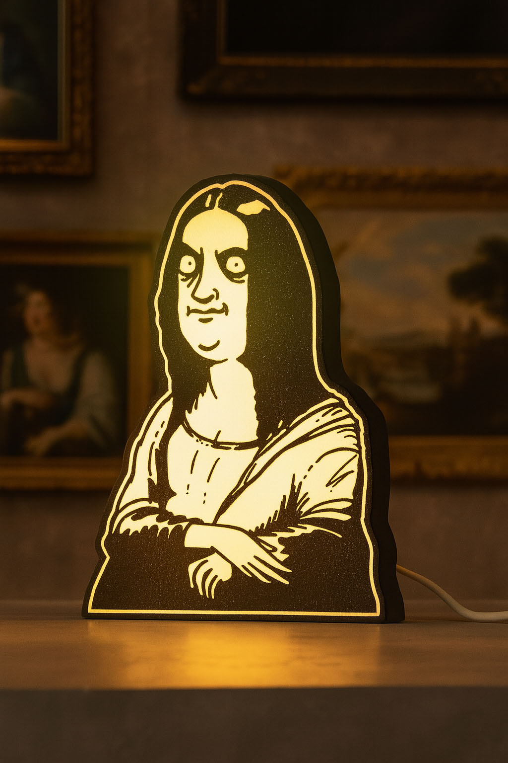 Lampa artystyczna dla odważnych estetycznie
