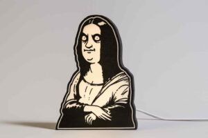 Lampa artystyczna dla odważnych estetycznie