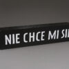 Lampa z napisem NIE CHCE MI SIĘ